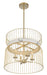 Minka-Lavery - 3394-754 - Four Light Pendant - Park Slope by Robin Baron - Nouveau Gold