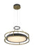 Minka-Lavery - 5086-781-L - LED Pendant - Levitation - Sand Coal & Soft Brass