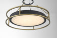Minka-Lavery - 5086-781-L - LED Pendant - Levitation - Sand Coal & Soft Brass