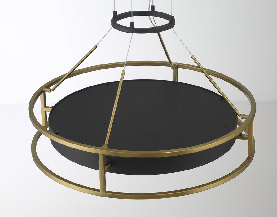 Minka-Lavery - 5086-781-L - LED Pendant - Levitation - Sand Coal & Soft Brass