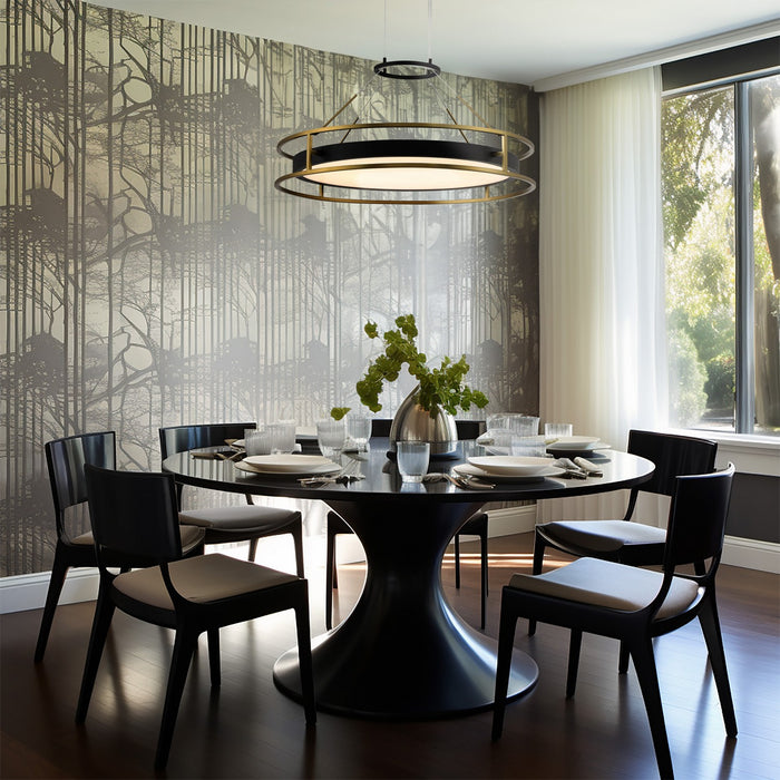 Minka-Lavery - 5087-781-L - One Light Pendant - Levitation - Sand Coal And Soft Brass