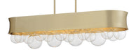 Minka-Lavery - 5196-697 - Six Light Island Pendant - Verdi Square by Robin Baron - Soft Gold