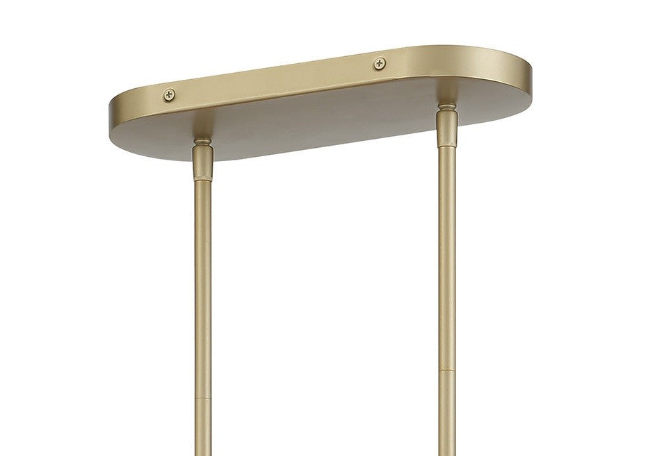 Minka-Lavery - 5196-697 - Six Light Island Pendant - Verdi Square by Robin Baron - Soft Gold