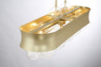 Minka-Lavery - 5196-697 - Six Light Island Pendant - Verdi Square by Robin Baron - Soft Gold