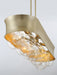 Minka-Lavery - 5196-697 - Six Light Island Pendant - Verdi Square by Robin Baron - Soft Gold