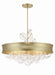 Minka-Lavery - 5198-697 - Eight Light Convertible Pendant - Verdi Square - Soft Gold With Gold Leaf