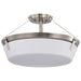 Nuvo Lighting - 60-7762 - Four Light Semi Flush Mount - Rowen - Brushed Nickel
