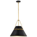 Nuvo Lighting - 60-7768 - Three Light Pendant - Adina - Matte Black
