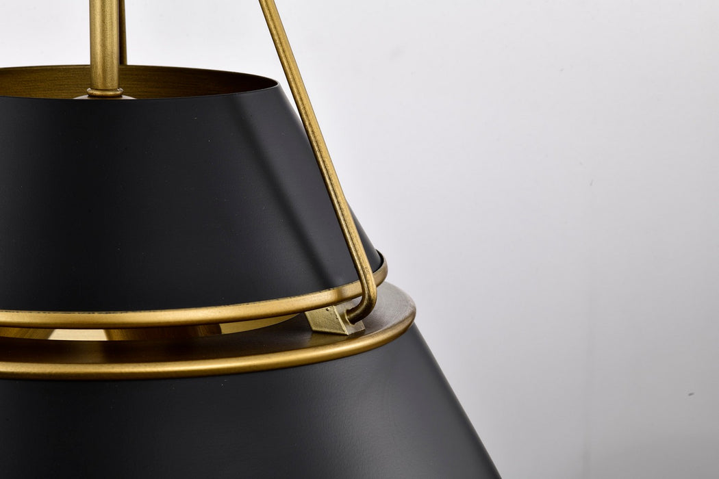 Nuvo Lighting - 60-7768 - Three Light Pendant - Adina - Matte Black