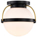 Nuvo Lighting - 60-7770 - One Light Flush Mount - Lakeshore - Matte Black