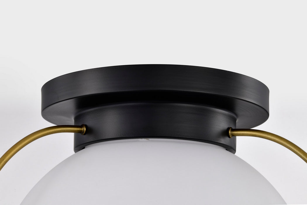 Nuvo Lighting - 60-7772 - One Light Flush Mount - Lakeshore - Matte Black