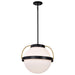 Nuvo Lighting - 60-7774 - One Light Pendant - Lakeshore - Matte Black