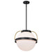 Nuvo Lighting - 60-7774 - One Light Pendant - Lakeshore - Matte Black