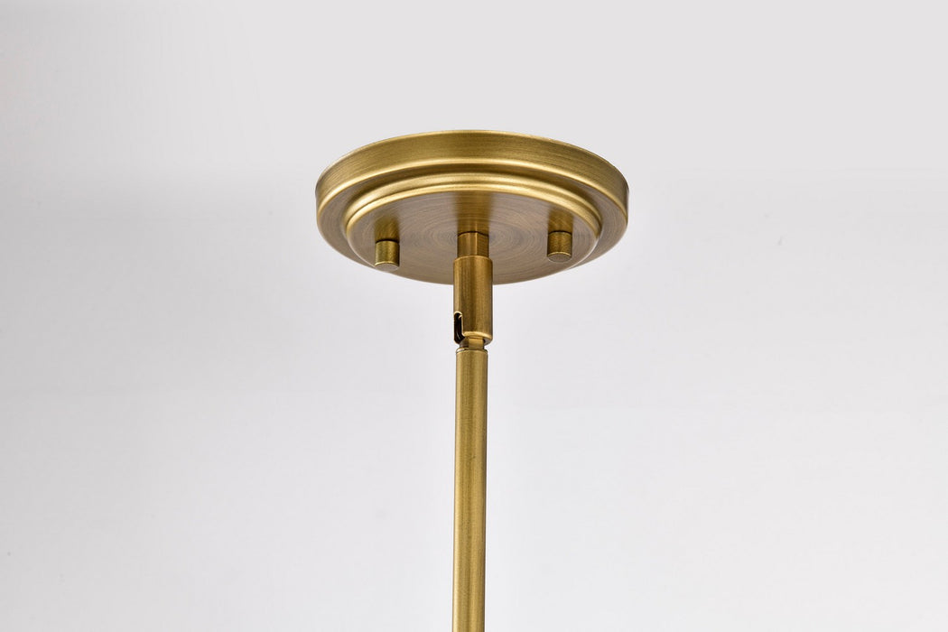 Nuvo Lighting - 60-7776 - One Light Pendant - Adina - Natural Brass