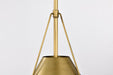 Nuvo Lighting - 60-7776 - One Light Pendant - Adina - Natural Brass