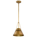 Nuvo Lighting - 60-7777 - One Light Pendant - Adina - Natural Brass