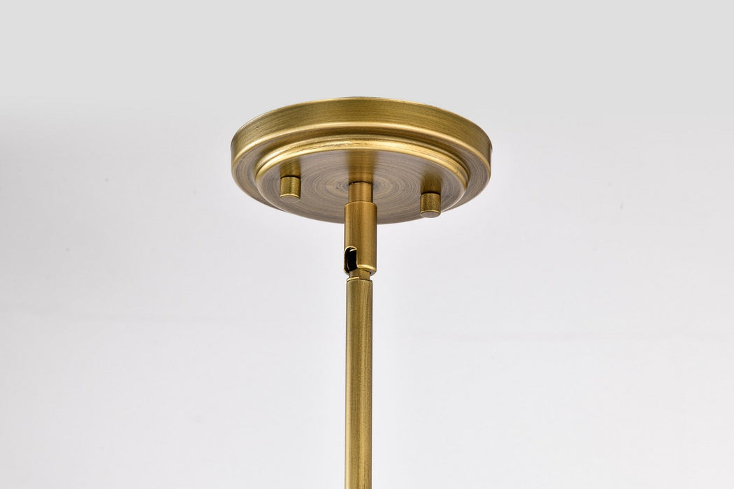 Nuvo Lighting - 60-7777 - One Light Pendant - Adina - Natural Brass