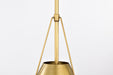 Nuvo Lighting - 60-7777 - One Light Pendant - Adina - Natural Brass