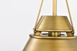 Nuvo Lighting - 60-7777 - One Light Pendant - Adina - Natural Brass