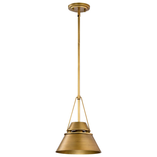 Nuvo Lighting - 60-7777 - One Light Pendant - Adina - Natural Brass