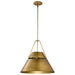 Nuvo Lighting - 60-7778 - Three Light Pendant - Adina - Natural Brass