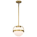 Nuvo Lighting - 60-7783 - One Light Pendant - Lakeshore - Natural Brass