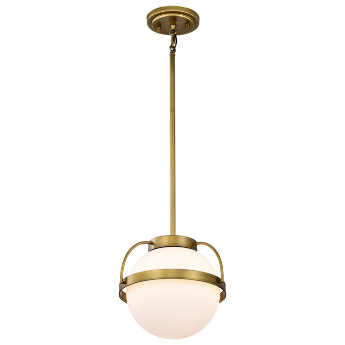 Nuvo Lighting - 60-7783 - One Light Pendant - Lakeshore - Natural Brass