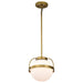 Nuvo Lighting - 60-7783 - One Light Pendant - Lakeshore - Natural Brass
