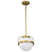 Nuvo Lighting - 60-7783 - One Light Pendant - Lakeshore - Natural Brass