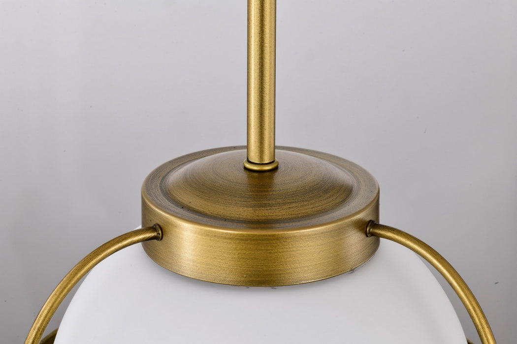 Nuvo Lighting - 60-7783 - One Light Pendant - Lakeshore - Natural Brass