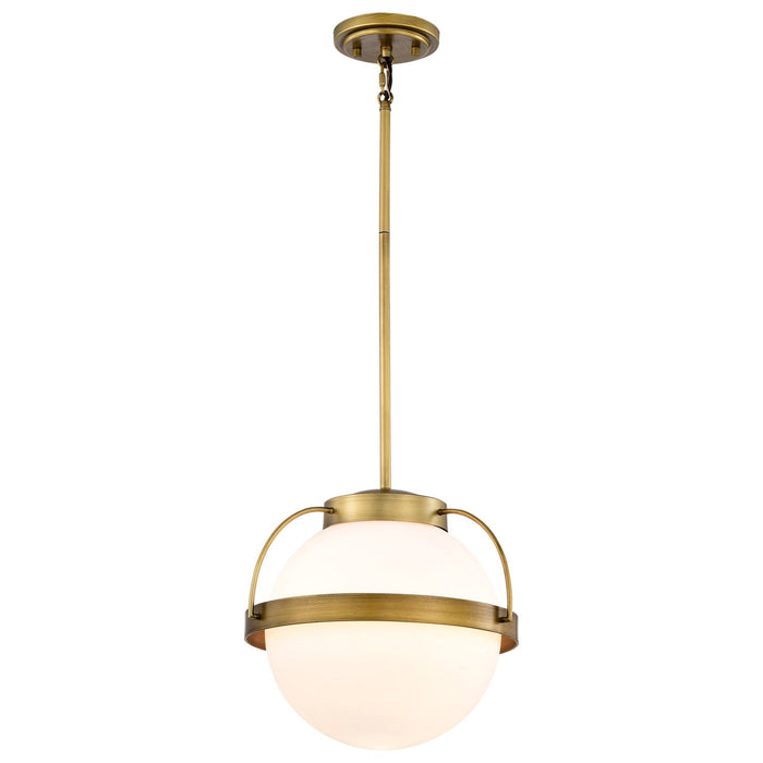 Nuvo Lighting - 60-7784 - One Light Pendant - Lakeshore - Natural Brass