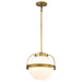 Nuvo Lighting - 60-7784 - One Light Pendant - Lakeshore - Natural Brass