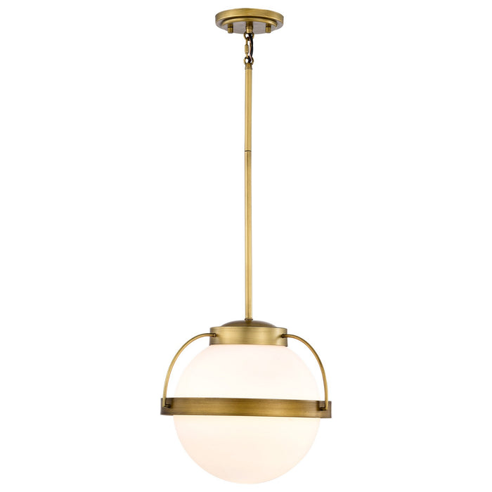 Nuvo Lighting - 60-7784 - One Light Pendant - Lakeshore - Natural Brass
