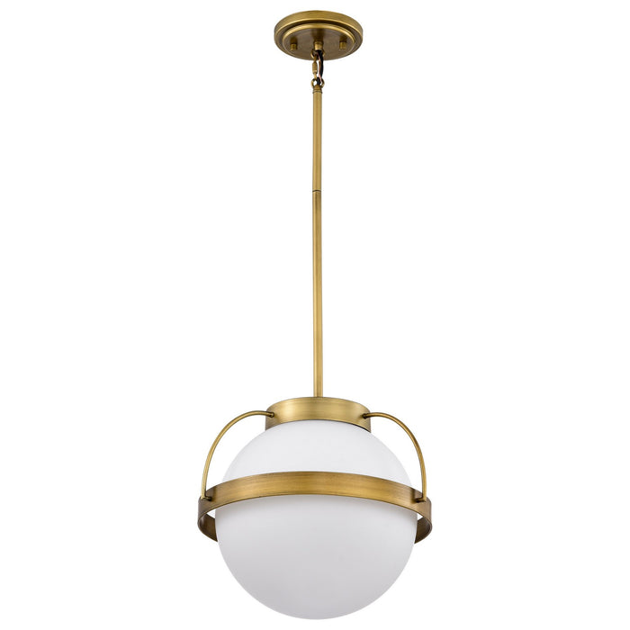 Nuvo Lighting - 60-7784 - One Light Pendant - Lakeshore - Natural Brass