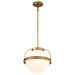 Nuvo Lighting - 60-7784 - One Light Pendant - Lakeshore - Natural Brass