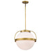Nuvo Lighting - 60-7785 - One Light Pendant - Lakeshore - Natural Brass