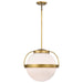 Nuvo Lighting - 60-7785 - One Light Pendant - Lakeshore - Natural Brass