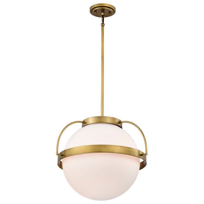 Nuvo Lighting - 60-7785 - One Light Pendant - Lakeshore - Natural Brass