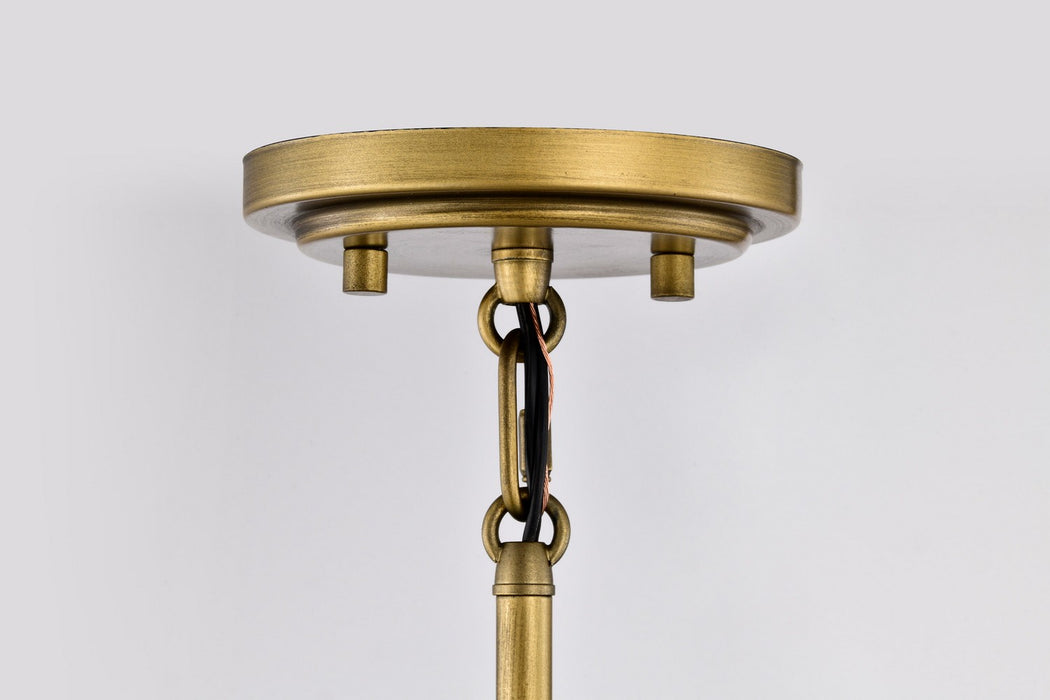 Nuvo Lighting - 60-7785 - One Light Pendant - Lakeshore - Natural Brass