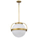 Nuvo Lighting - 60-7785 - One Light Pendant - Lakeshore - Natural Brass
