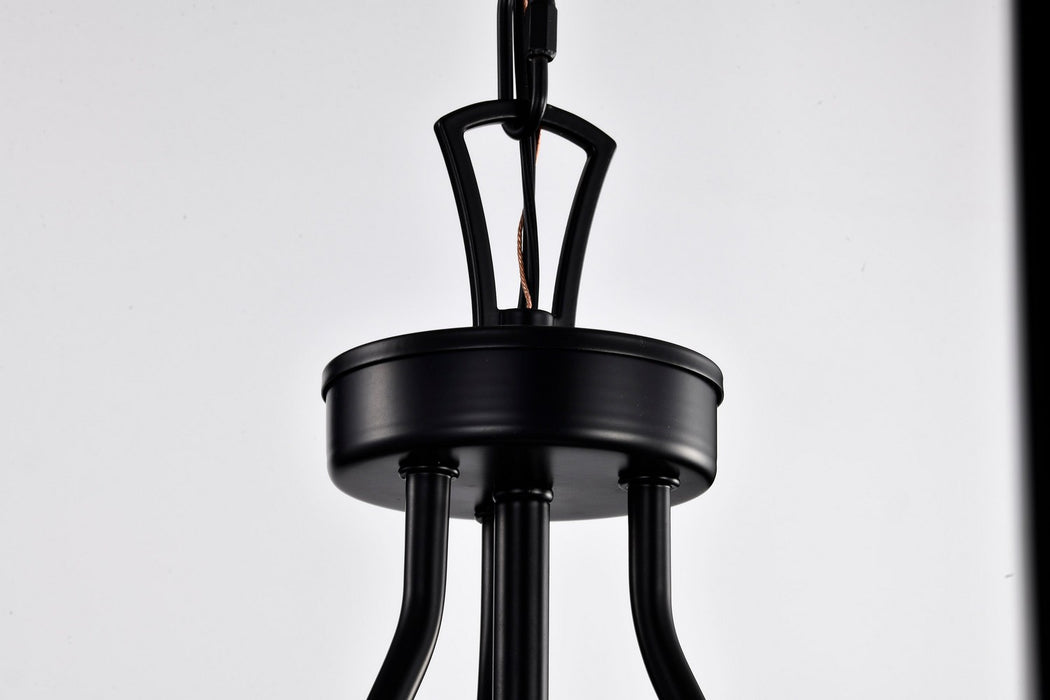Nuvo Lighting - 60-7800 - Three Light Pendant - Boliver - Matte Black