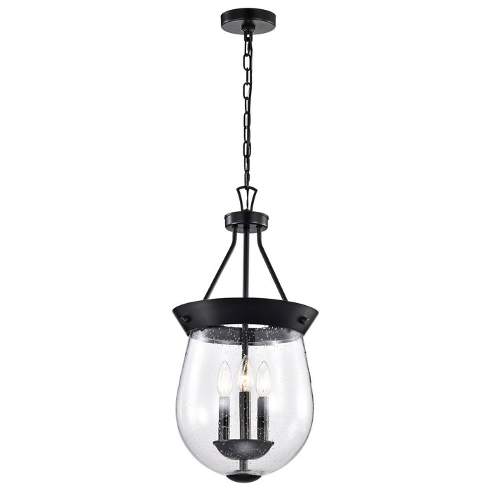 Nuvo Lighting - 60-7800 - Three Light Pendant - Boliver - Matte Black