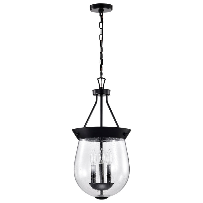 Nuvo Lighting - 60-7800 - Three Light Pendant - Boliver - Matte Black