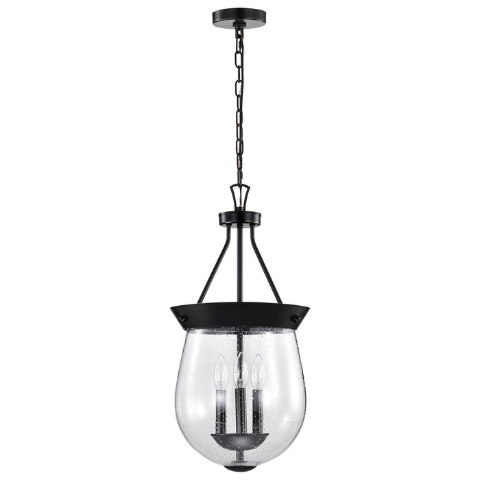 Nuvo Lighting - 60-7800 - Three Light Pendant - Boliver - Matte Black