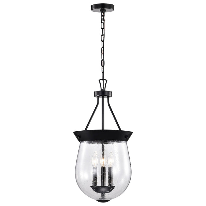 Nuvo Lighting - 60-7800 - Three Light Pendant - Boliver - Matte Black