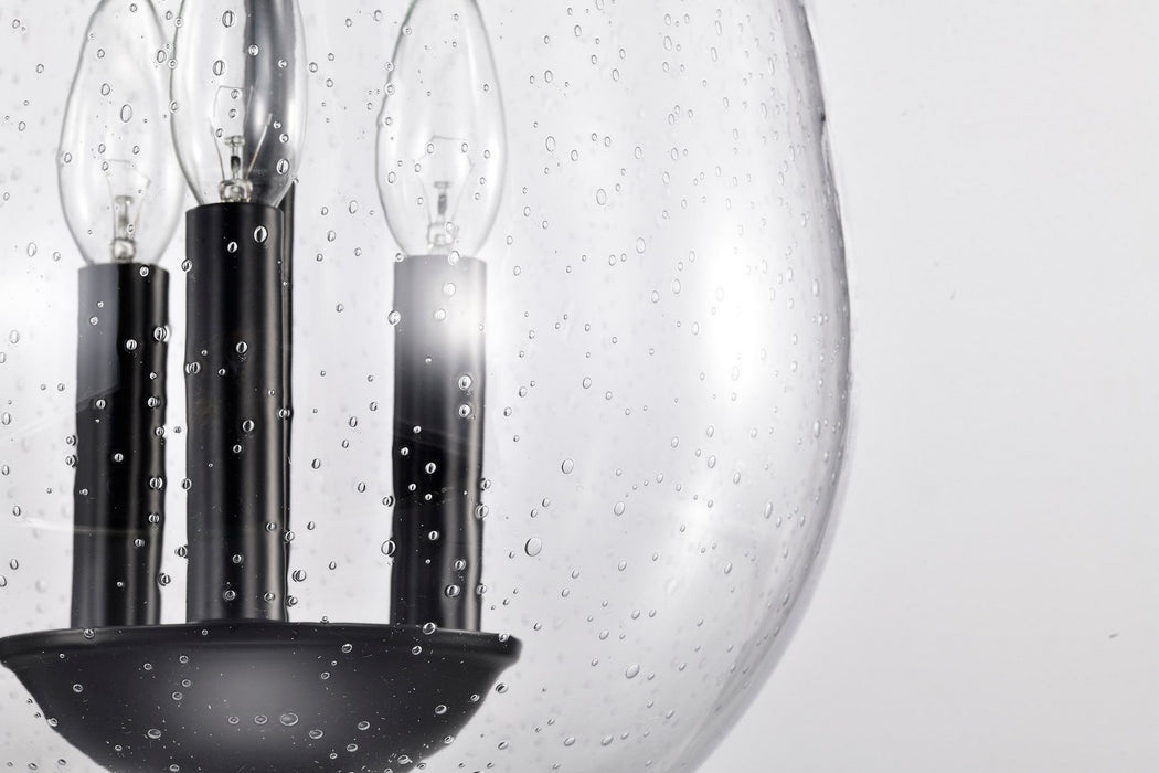 Nuvo Lighting - 60-7800 - Three Light Pendant - Boliver - Matte Black