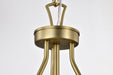 Nuvo Lighting - 60-7801 - Three Light Pendant - Boliver - Vintage Brass