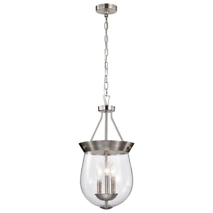 Nuvo Lighting - 60-7802 - Three Light Pendant - Boliver - Brushed Nickel