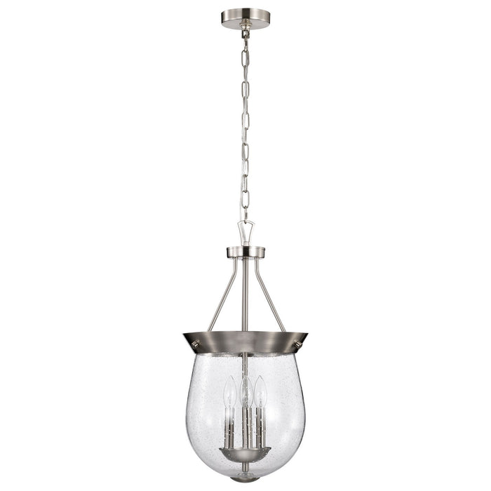 Nuvo Lighting - 60-7802 - Three Light Pendant - Boliver - Brushed Nickel