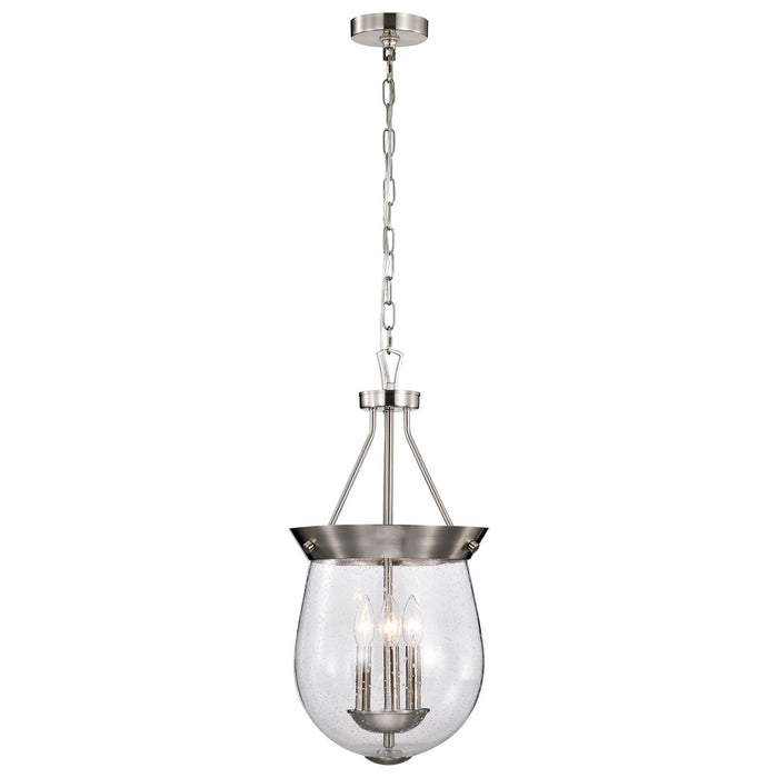 Nuvo Lighting - 60-7802 - Three Light Pendant - Boliver - Brushed Nickel